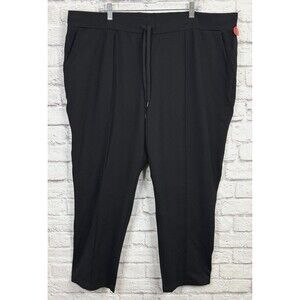 Liz Claiborne Weekend Women's Dress Pants Straight Leg Stretch BLACK 3X NWOT‎